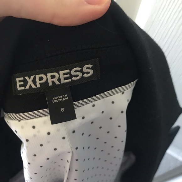 Express Notch Collar One Button Blazer - Picture 7 of 8